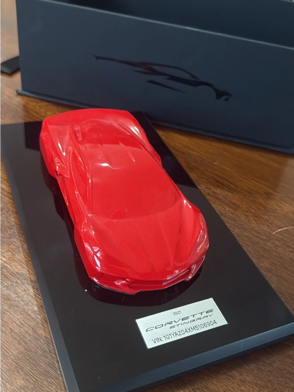 Official Chevrolet 2021 Corvette Stingray C8 VIN-Matched Owner Keepsake